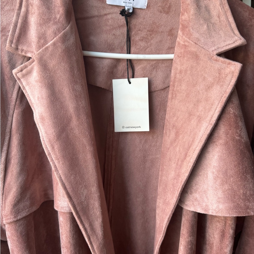 Oat New York blush trench coat suede, heavy, medium - Picture 5 of 10